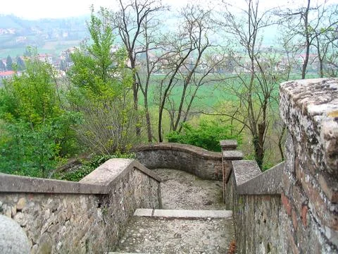 Stairs in countryside Stock Photos