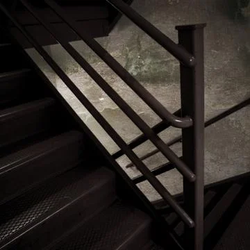 Stairs in the dark Stock Photos