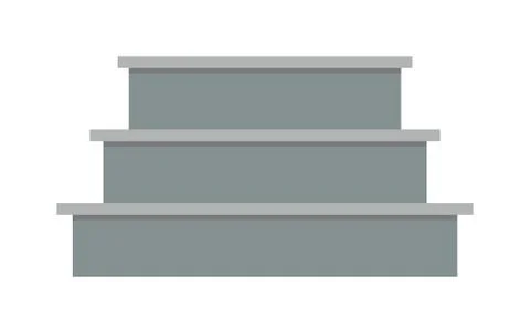 Stairs elements interior flat architecture concept vector イラスト素材