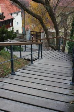 Stairs going downwards Stock Photos
