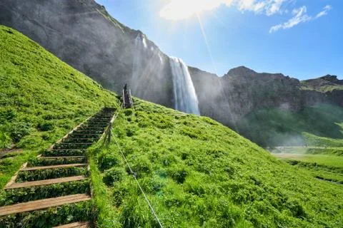 Stairs going up 库存照片