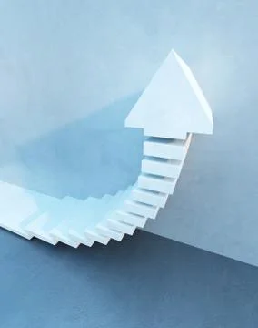 Stairs going  upward Stock-Illustration