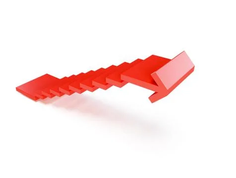 Stairs going  upward Stock Illustration