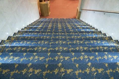 Stairs in hall Stock Photos