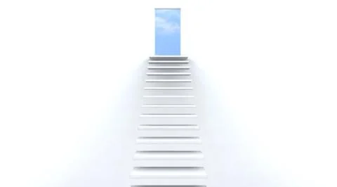 Stairs to heaven Stock Illustration