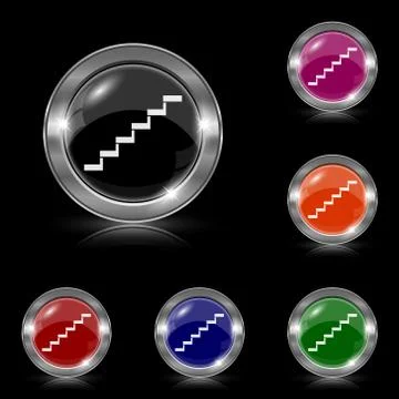 Stairs icon Stock Illustration