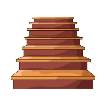 Stairs illustration Stock Illustration