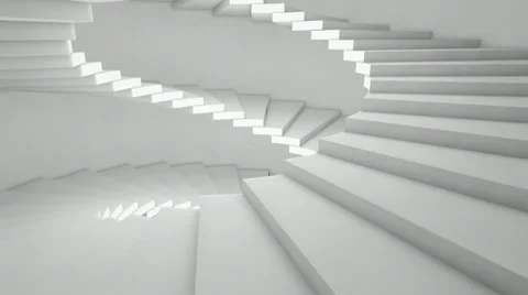 Stairs lateral Stock Footage 7735402