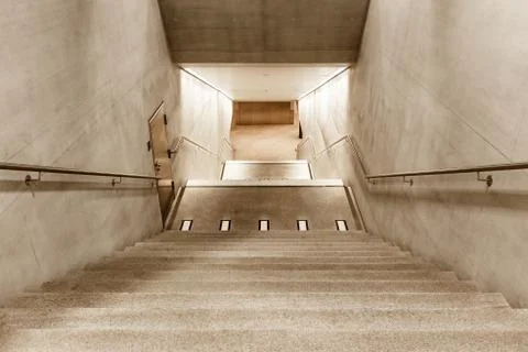 Stairs leading down 스톡 사진