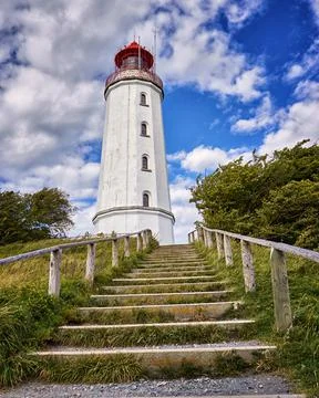 Stairs to the lighthouse Stock Photos