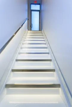 Stairs in modern interior Stock Photos
