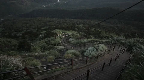 Stairs in the mountain Vidéo 41144594