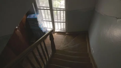 Stairs in a nursing home Stock-Footage 199042721