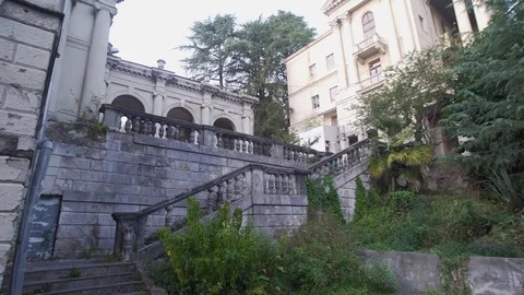 Stairs in the old Palace Stock Footage 81568388