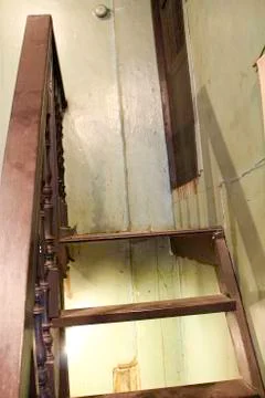 Stairs old 库存照片