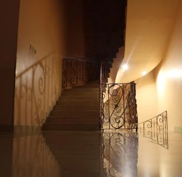 Stairs reflection Stock Photos