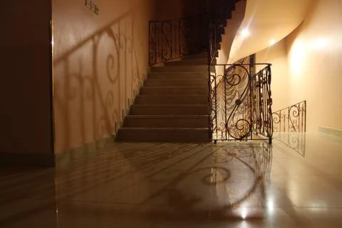 Stairs reflection Stock Photos