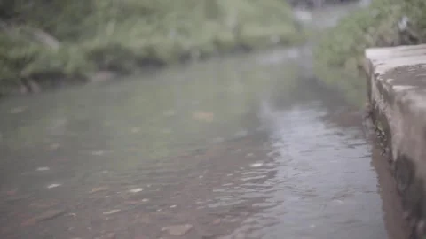 Stairs at the Riverbank Stock Footage 297855172