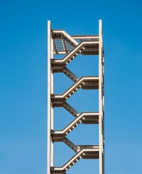 Stairs in the sky Stock Photos