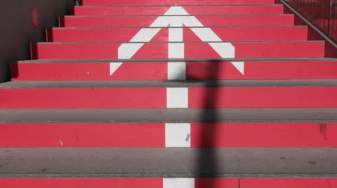 Stairs to Success Stock-Footage 1065898