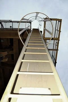 Stairs up the tower. Foto stock