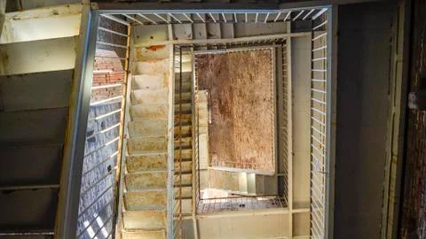 The stairs of tower Stock Photos