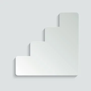 Stairs vector icon Stock Illustration