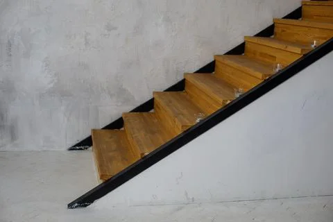 Stairs on a white background Stock Photos