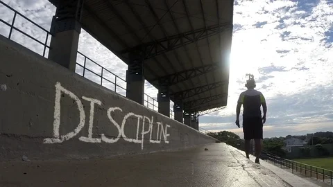 Stairs workout completed Video stock 79995717