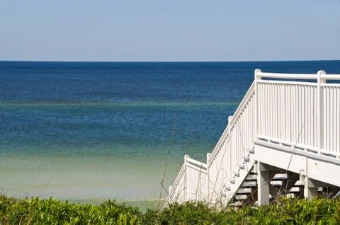 Stairway to the Beach Stock Photos