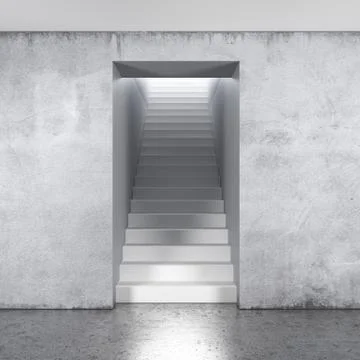 Stairway composition 库存插图