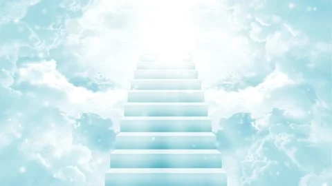 Heaven Steps Background, Stock Video