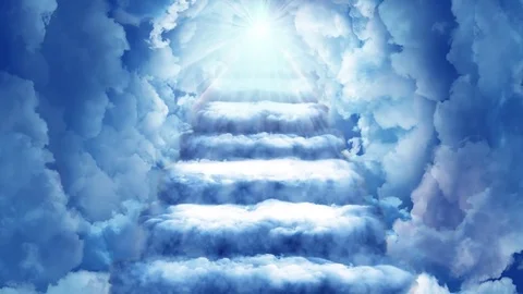 An Stairway To Heaven Background Stock Photo, Picture and Royalty
