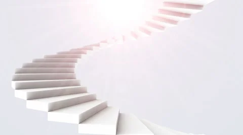 Stairway to Heaven.Seamless loop Stock Footage 46495181