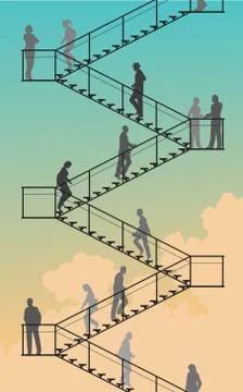 Stairway Stock Illustration