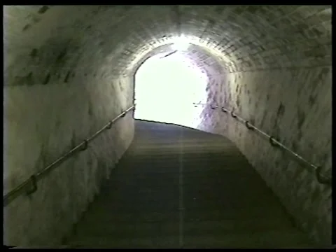 Stairway Leading Toward Light Stock Footage 336301465