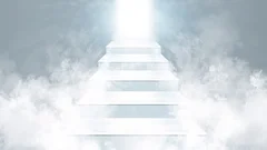 StairWay To Heaven Motion Background, Stock Video