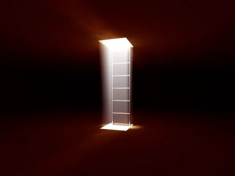 Stairway to light Stock Illustration