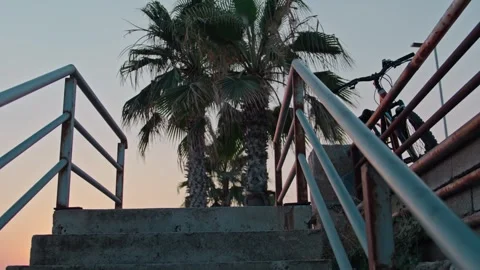 Stairway to Paradise Stock Footage 339707414