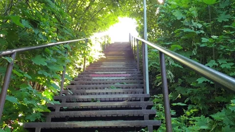 Stairway to the sun Stock Footage 309247043