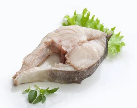 Stake of cod Foto stock