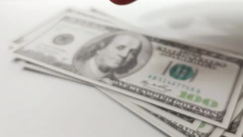 Stake of Dollar bill Stock Footage 171564832