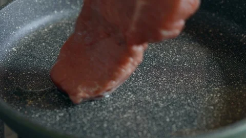 Stake on the pan Stock Footage 88773666