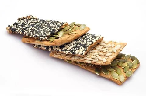 Staked up crackers Stock Photos
