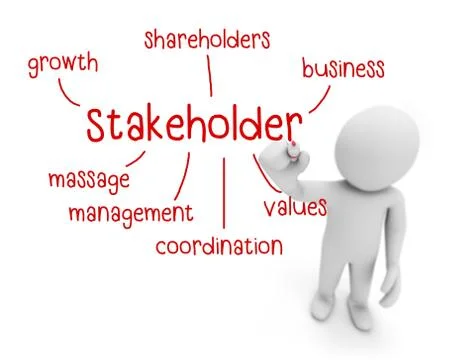 Stakeholder Illustrazione stock