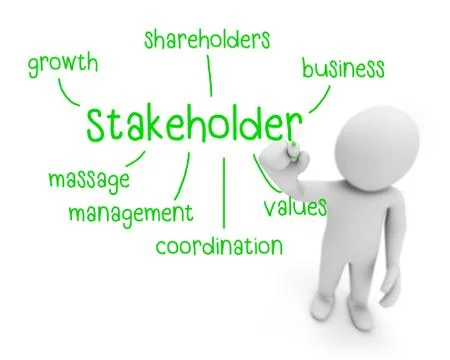 Stakeholder Illustrazione stock