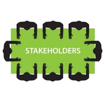 Stakeholders Illustrazione stock