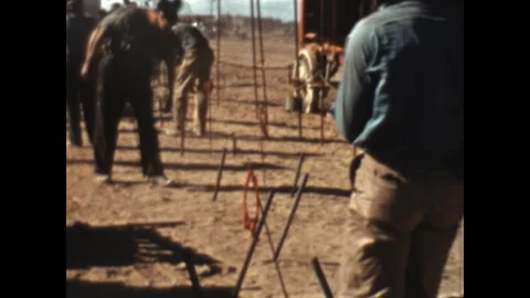 Staking the Tent 1942 Stock Footage 242876764