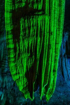 The stalactite of cave Stock Photos
