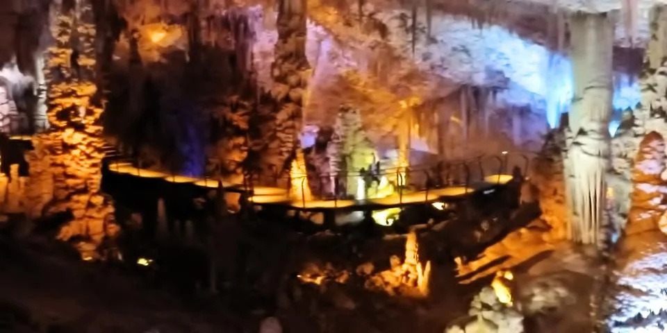 Stalactite cave Stock Photos